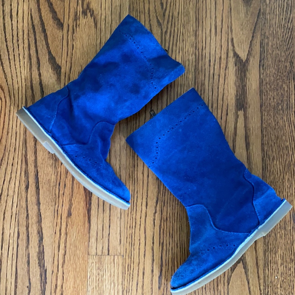 Mini Boden Suede Tall Boots Size 32